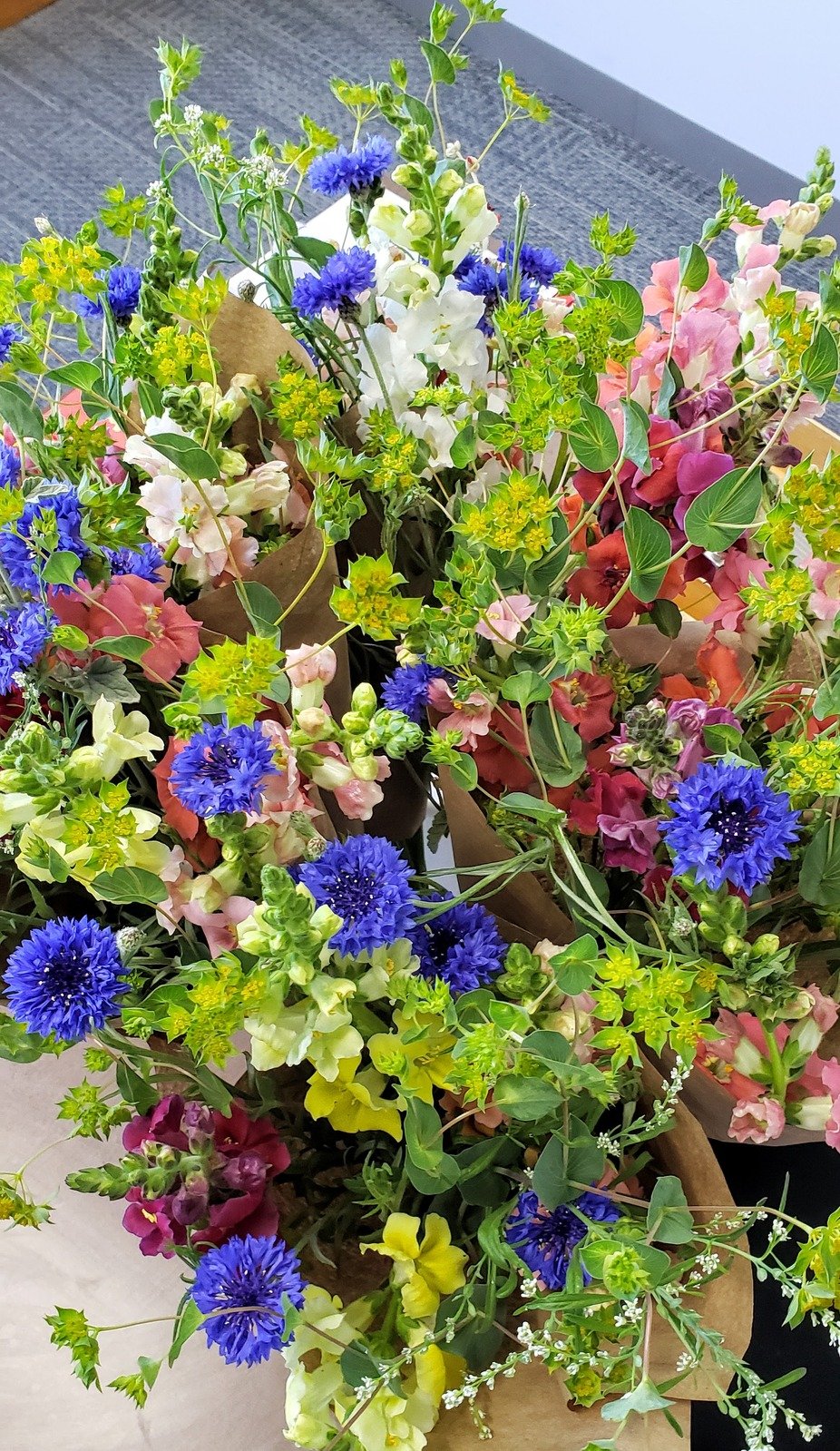 Colorful spring flowers from Grace's Flower Farm in Bishop, CA