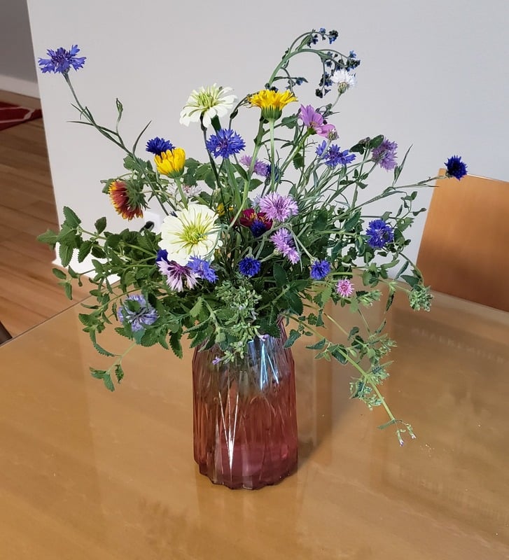 A floral arrangement from Grace's Flower Farm